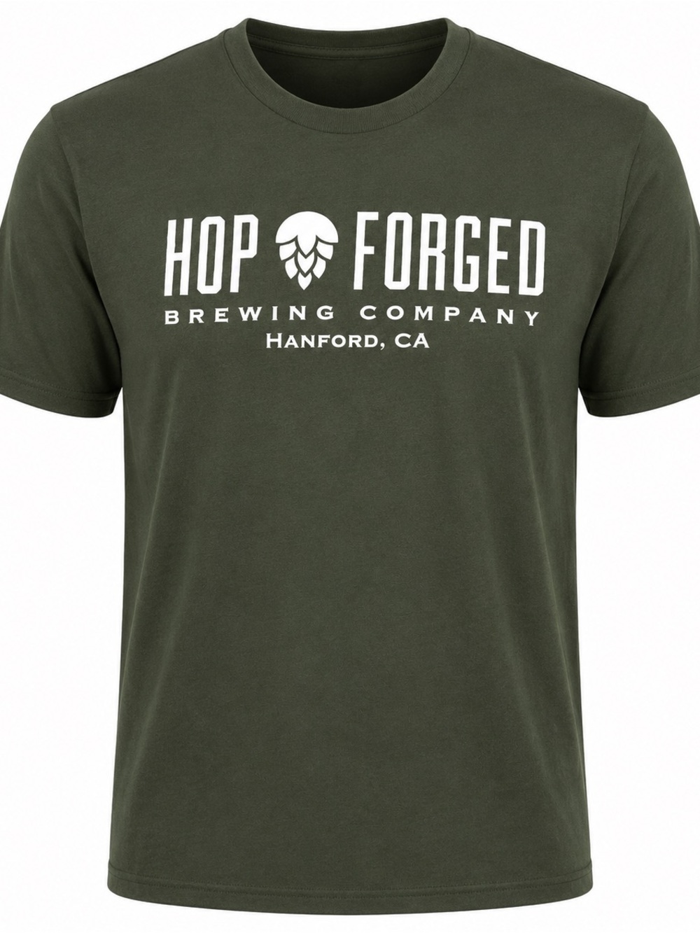 Hop Forged Brewing Company Green Short Sleeve Tee